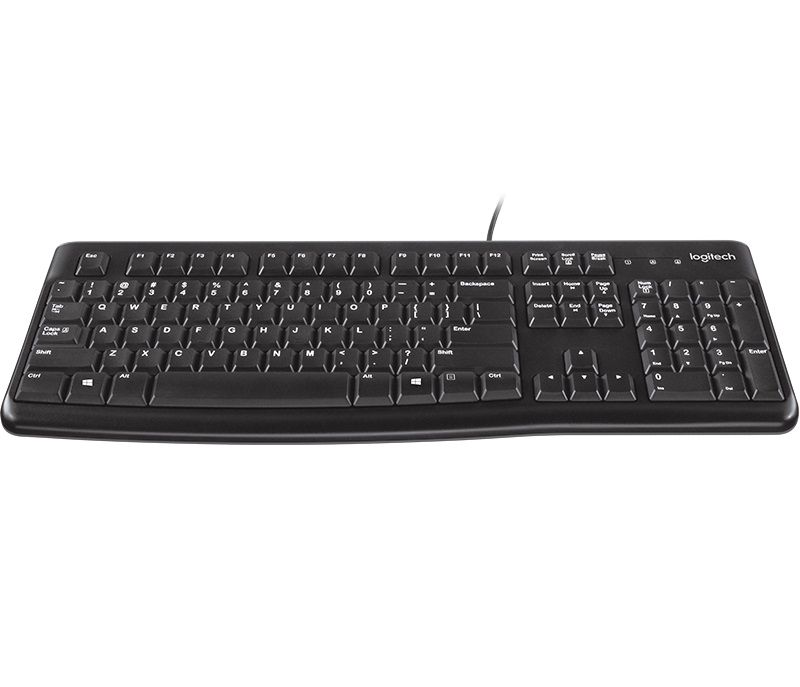 Kit Teclado e Mouse Logitech MK120 USB ABNT2 Preto com Fio - Imagem 2