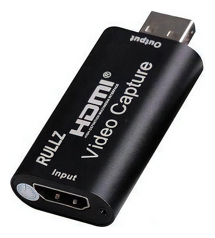 Placa de Captura Externa Exbom CV-U2270 USB 2.0 HDMI 1080p 60Hz com Loop-out e Entrada para Microfone