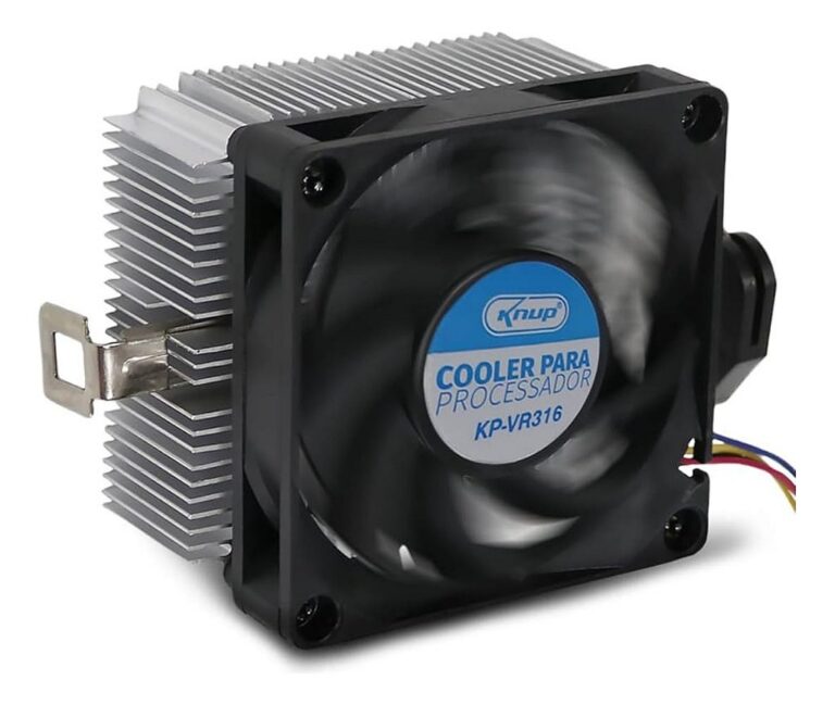 Cooler para Processador AMD Knup KP-VR316 TDP 65W Conector 4 Pinos Rolamento Hidráulico