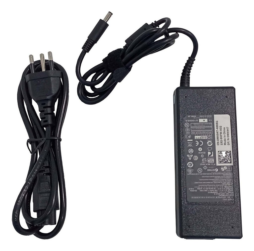 Fonte Notebook Dell Knup KP-DL90B 90W 19.5V 4.62A Plug 4.5x3.0mm Pino Agulha