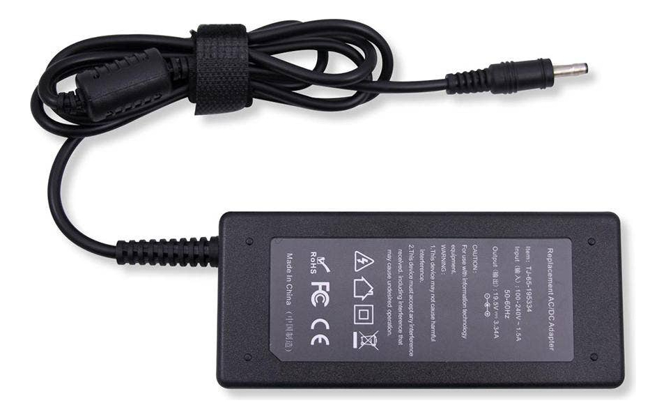 Fonte Carregador para Notebook Dell 65W 19.5V 3.34A Plug 4.0x1.7mm Bivolt Compatível V14T-5480-M60 - Imagem 2