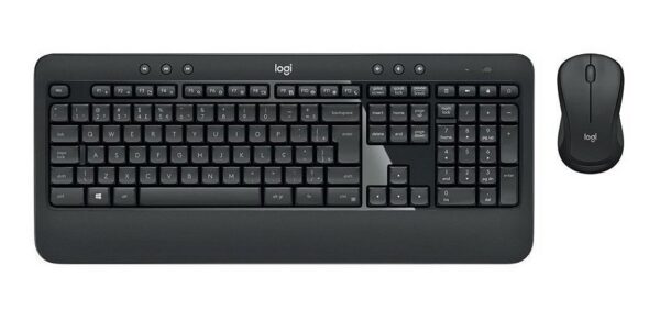 Kit Teclado e Mouse Sem Fio Logitech MK540 Advanced Pro Preto com Receptor USB Unifying