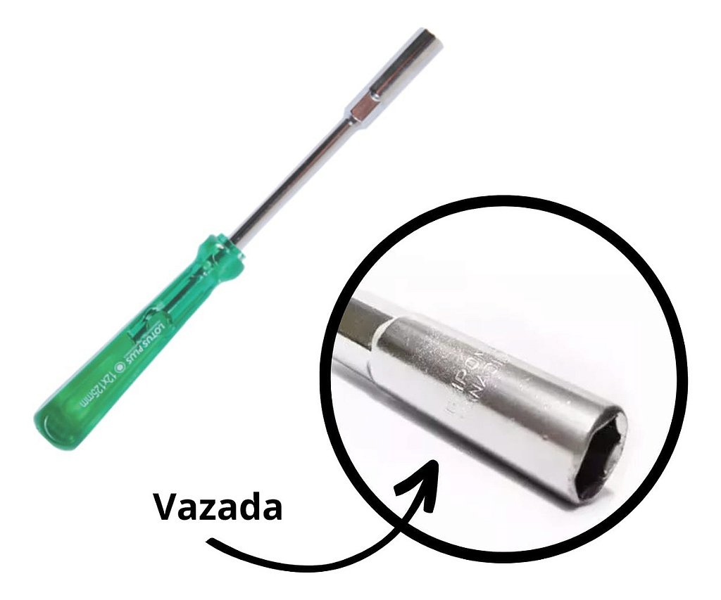 Chave Canhão Sextavada Vinik 5mm x 150mm com Ponta Magnetizada para Porca de Gabinete - Imagem 4