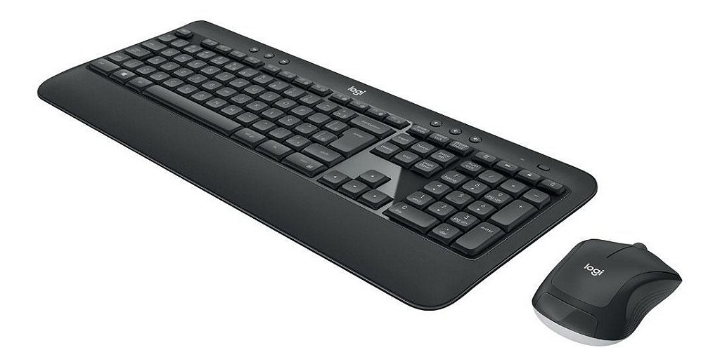 Kit Teclado e Mouse Sem Fio Logitech MK540 Advanced Pro Preto com Receptor USB Unifying - Imagem 2
