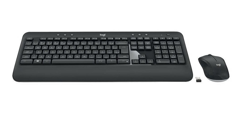 Kit Teclado e Mouse Sem Fio Logitech MK540 Advanced Pro Preto com Receptor USB Unifying - Imagem 3