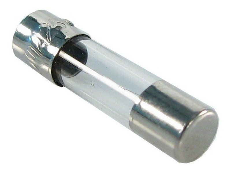 Fusível de Vidro 5x20mm 5A 250V Ação Rápida para Proteção de Circuitos Eletrônicos