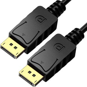 Cabo DisplayPort Knup KP-YP5006 1.5m 4K DP 1.2 Blindado Conectores Banhados a Ouro