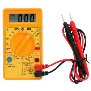 Multímetro Digital Exbom DT-830 Series Visor LCD Teste Tensão Corrente Resistência hFE