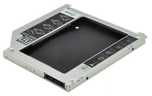 Adaptador Caddy Exbom HDCA-S095 para Notebook 9.5mm SATA para HD ou SSD 2.5" - Imagem 2