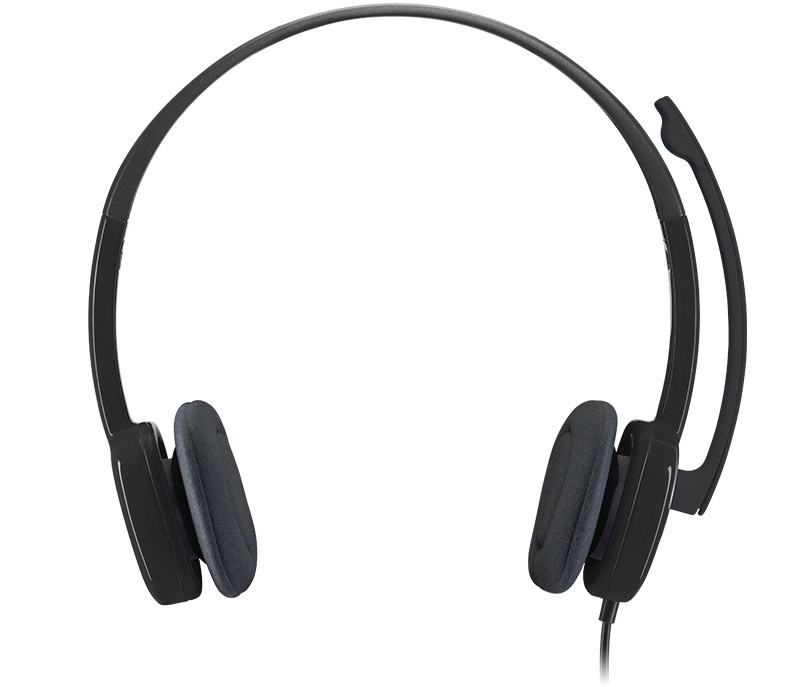 Headset Logitech H151 com Microfone Giratório e Redução de Ruído Conector P3 3.5mm Controles no Fio - Imagem 4