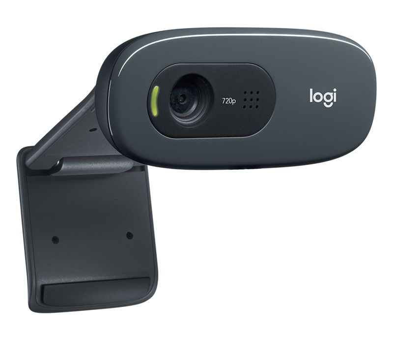 Webcam Logitech C270 HD 720p 30FPS com Microfone Integrado USB para Videochamada PN 960-000947 - Imagem 2