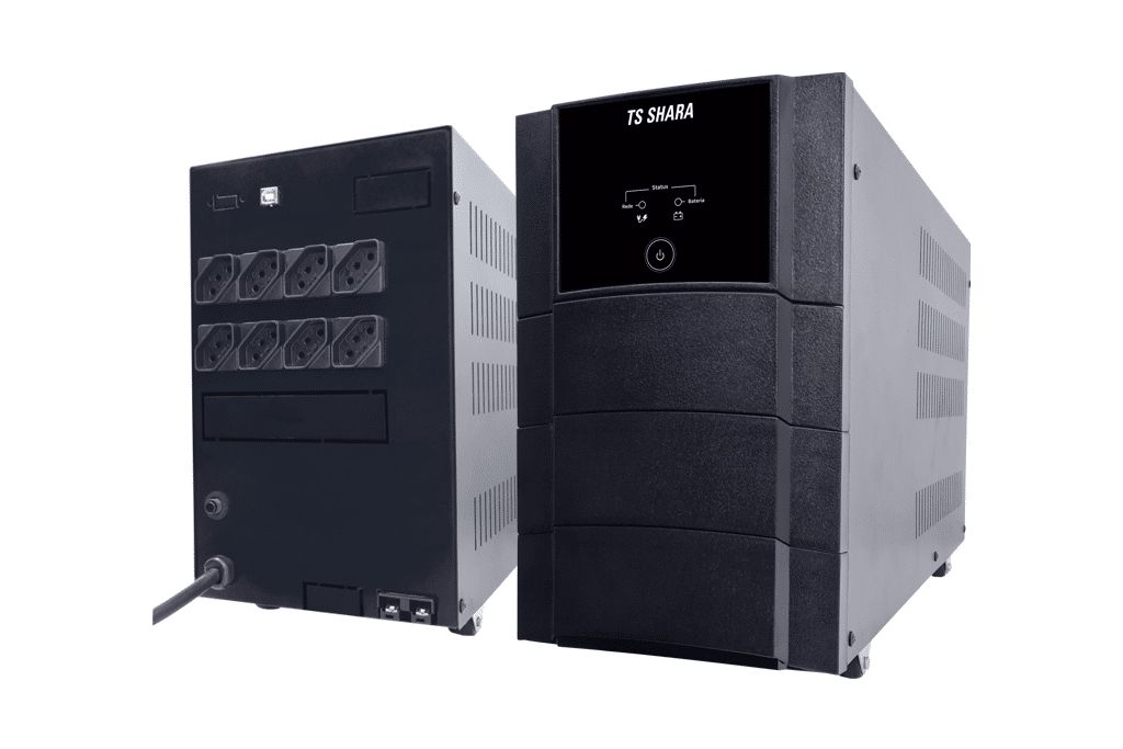 Nobreak TSSHARA UPS Professional 2200VA Bivolt Universal 8 Tomadas 4 Baterias Internas USB Engate Rápido 4453