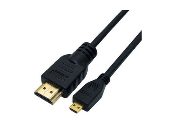 Cabo Micro HDMI para 1.8m 4K 24Hz Full HD 1080p 60Hz TN212