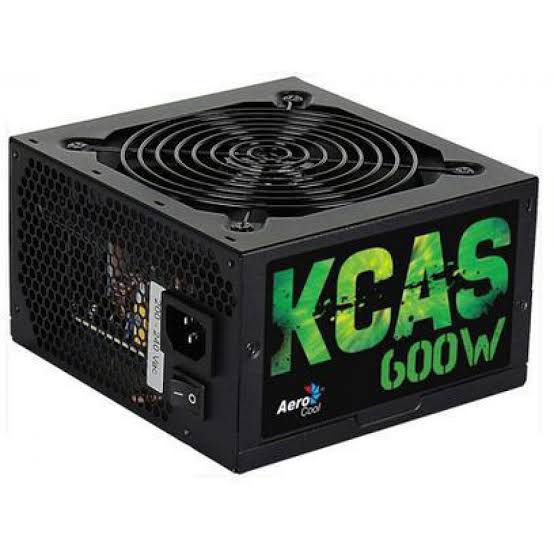 Fonte ATX 600W KCAS Aerocool 80 Plus Bronze Full Range PFC Ativo