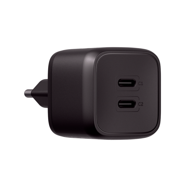 Fonte Carregador Intelbras EC20 45W Turbo Power Delivery 2x USB-C Bivolt Preto