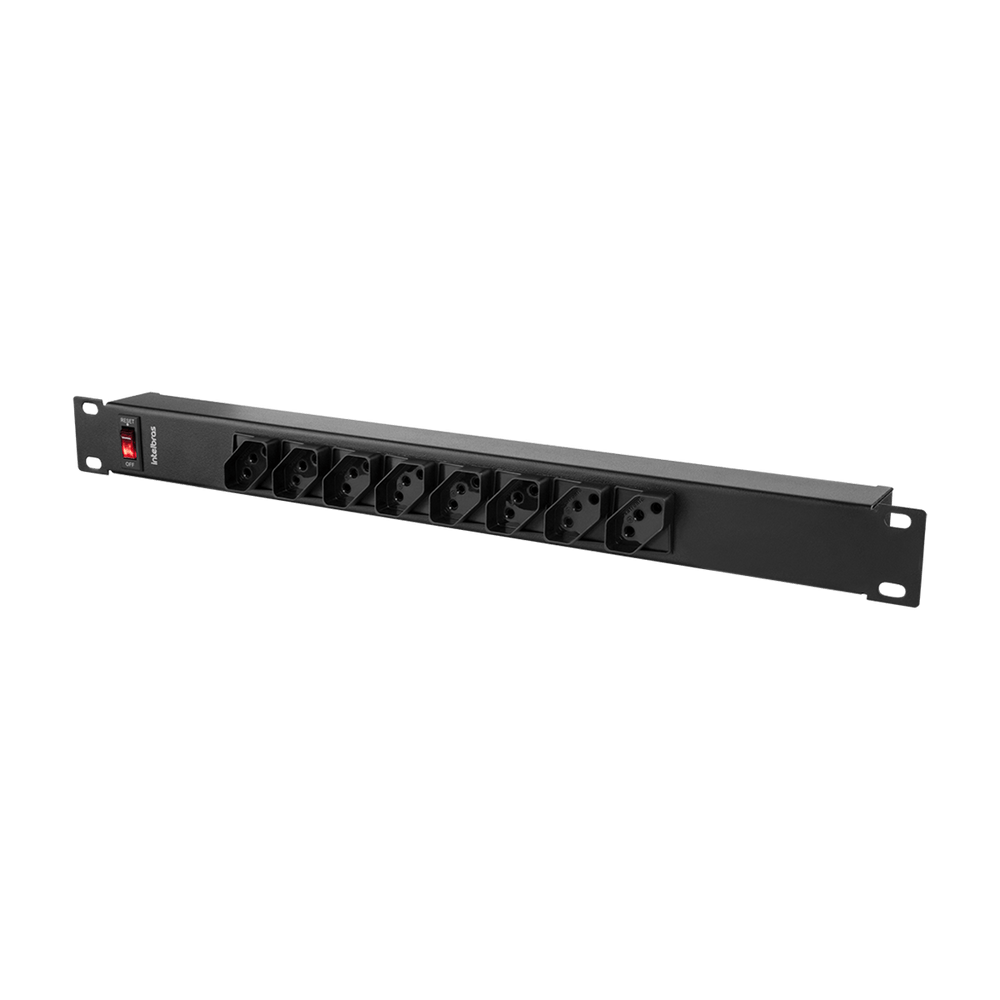 Filtro de Linha Protetor Eletrônico para Rack 19" 8 Tomadas 10A 1m Bivolt Intelbras EPR 208 - Imagem 2