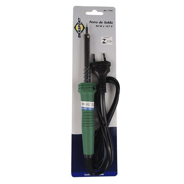 Ferro de Solda Brasfort 60W 220V com Suporte de Apoio Ref 7345 - Imagem 4