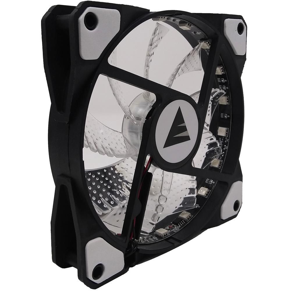 Cooler Fan para Gabinete Bluecase BF-08RGB 120mm RGB 1200 RPM Conector 6 Pinos - Imagem 3