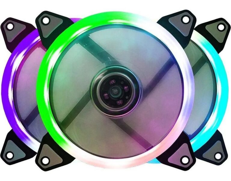 Cooler Fan para Gabinete Bluecase BFR-07RGB 120mm 1200 RPM RGB Conector Molex