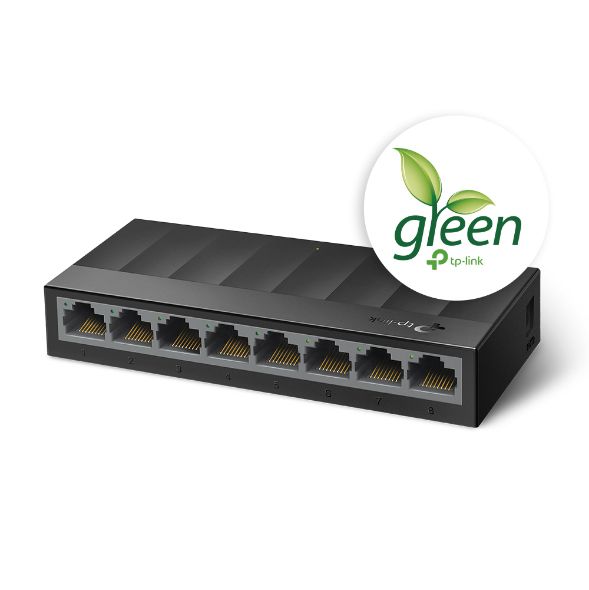 Switch de Mesa 8 Portas Gigabit 10/100/1000Mbps TP-Link TL-LS1008G - Imagem 3