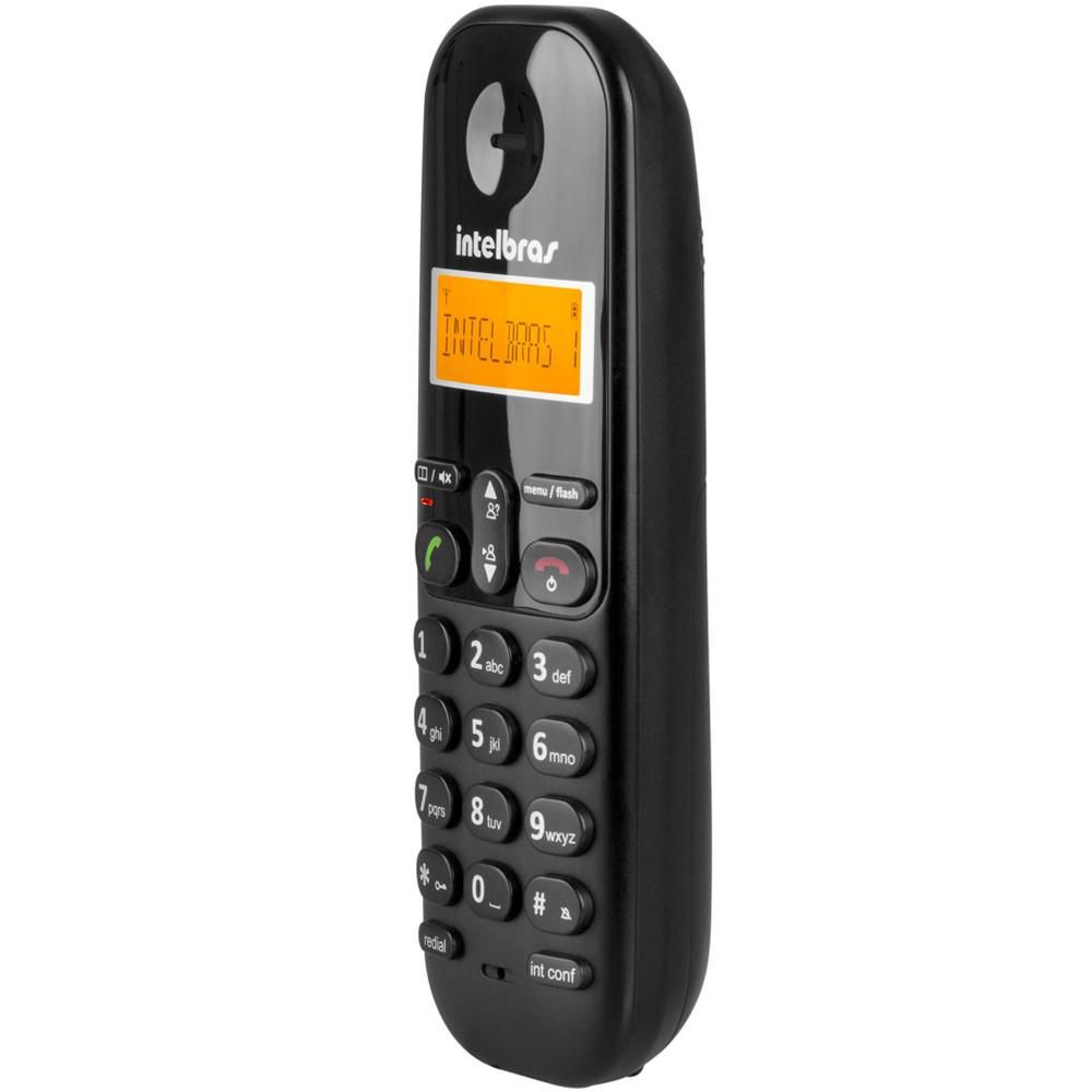 Telefone Sem Fio Intelbras TS3110 Digital DECT 6.0 Identificador de Chamadas Preto - Imagem 4
