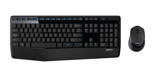 Kit Teclado e Mouse Sem Fio Logitech MK345 USB 2.4GHz ABNT2 Preto