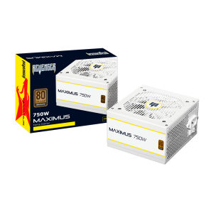 Fonte ATX Real 750W Maximus FO-MAX06 Revenger 80 Plus Bronze PFC Ativo Branca
