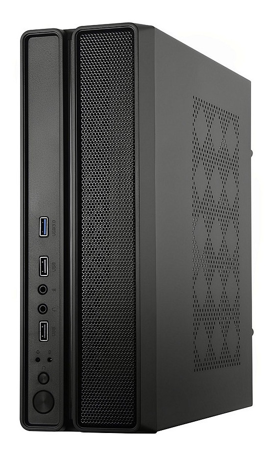 Gabinete Slim Bluecase BG-2002BX Micro-ATX mATX Preto com Fonte 200W USB 3.0 Low Profile - Imagem 4