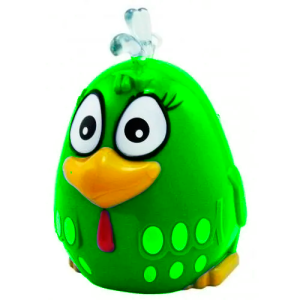 Caixa de Som Galinha Pintadinha Verde CH-83 3W com Rádio FM, Entradas USB e Cartão TF (saldão S/ garantia)