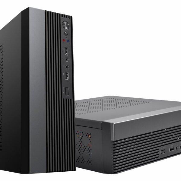 Gabinete Slim K-Mex GM-02CK Corporativo com Fonte 200W Inclusa Micro ATX ITX USB 2.0 Preto