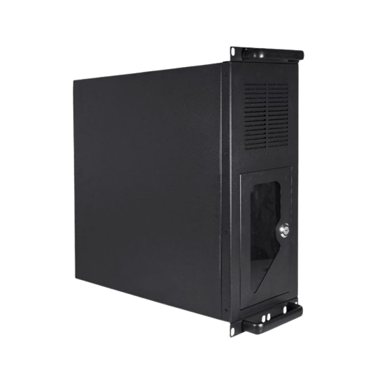 Gabinete Rack 19pol 4U KMEX CR-S350 Sem Fonte ATX/mATX/ITX 2 USB 2.0 Preto - Imagem 3