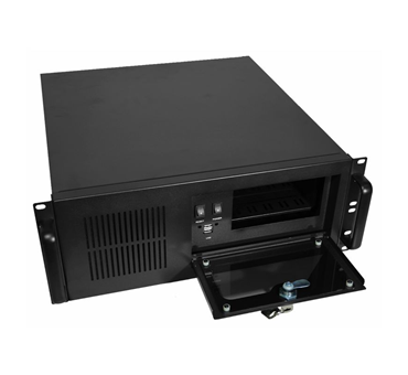 Gabinete Rack 19pol 4U KMEX CR-S350 Sem Fonte ATX/mATX/ITX 2 USB 2.0 Preto - Imagem 4