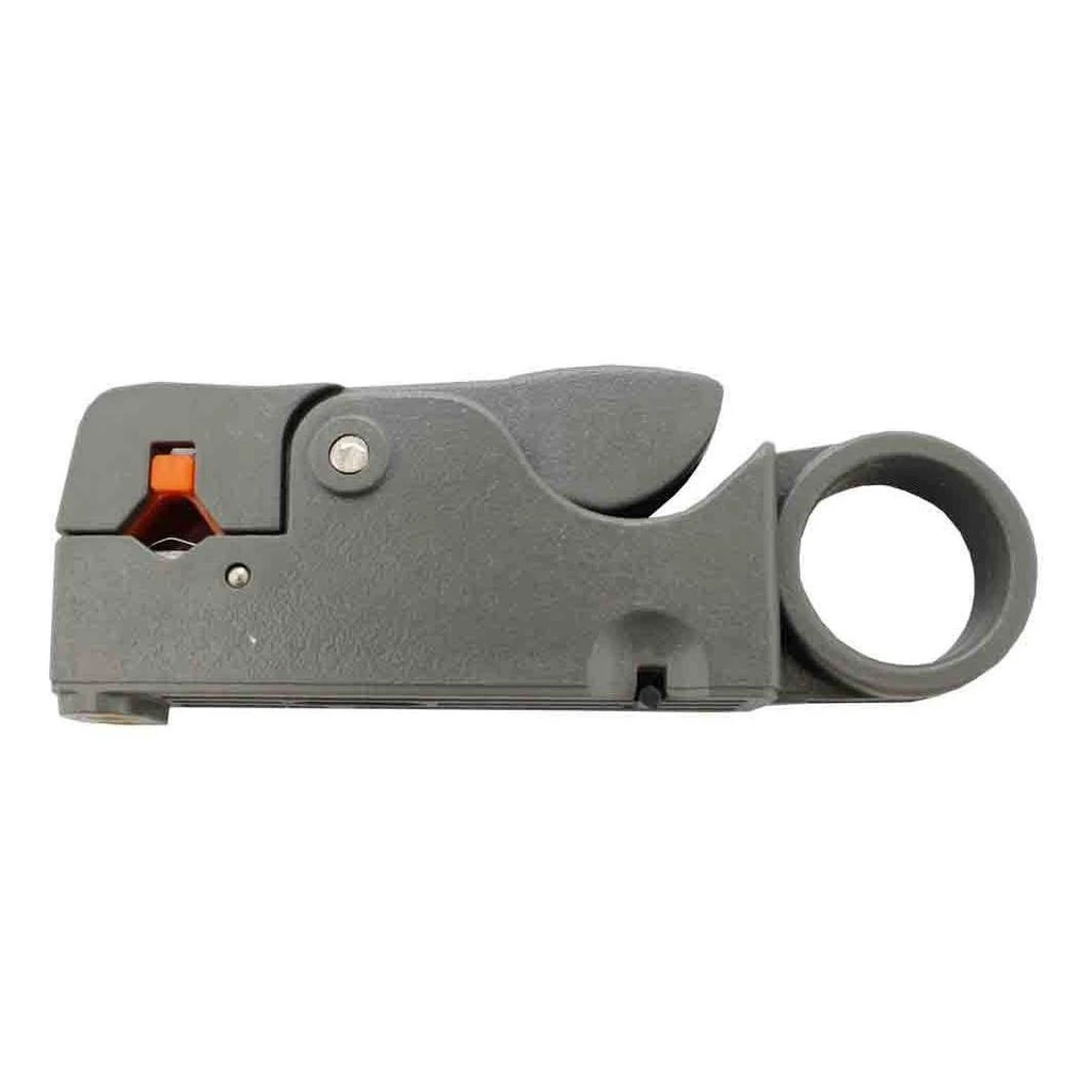 Alicate Desencapador de Fios Exbom J332 para Cabos Coaxiais RG6 RG58 RG59 e Rede UTP RJ45 - Imagem 3