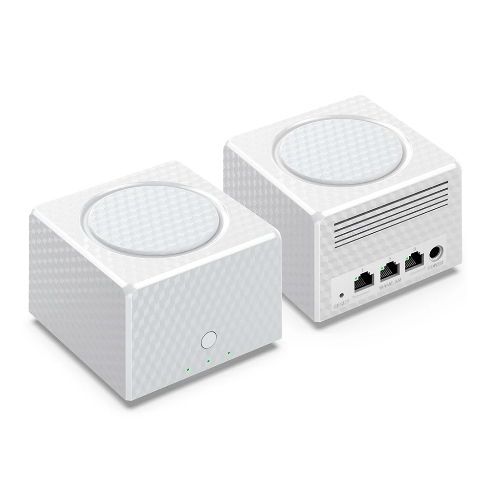 Kit Roteador e Repetidor Wi-Fi Mesh Knup KP-RW404/MS Dual Band AC1900 2.4/5GHz Branco - Imagem 3