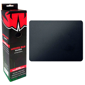 Mouse Pad Gamer Knup KP-S07 Speed Preto 420x320x3mm Base Emborrachada