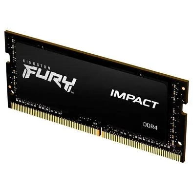Memória DDR4 16GB 3200MHz Notebook Fury Impact Black Kingston - Imagem 2