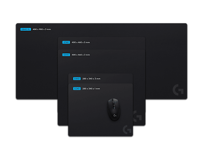 Mouse Pad Gamer Logitech G240 Tecido Base de Borracha Antiderrapante 340x280mm - Imagem 5