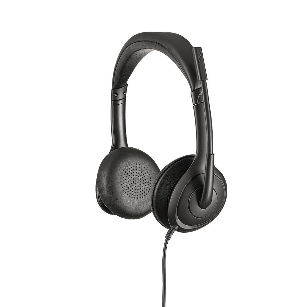Headset Intelbras WHS 60 DUO USB Biauricular com Microfone Cancelador de Ruído e Controle de Volume - Imagem 2