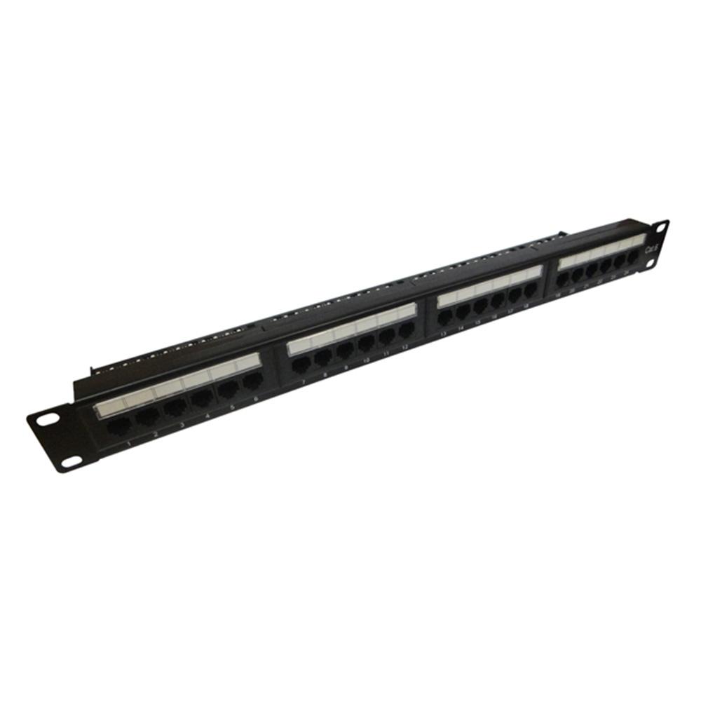 Patch Panel Seccon 24 Portas CAT.6 UTP Padrão 19" 1U com Guia Organizadora Traseira WT-2178C-110-24P - Imagem 2
