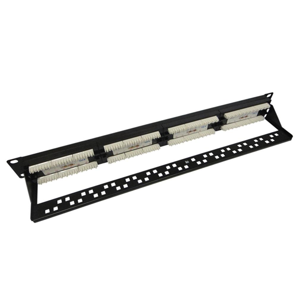 Patch Panel Seccon 24 Portas CAT.6 UTP Padrão 19" 1U com Guia Organizadora Traseira WT-2178C-110-24P - Imagem 3
