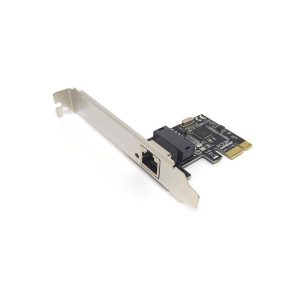 Placa de Rede Knup KP-T90B Gigabit Ethernet 10/100/1000Mbps PCI-Express 1x Chipset 8111E-S com Espelho Low Profile