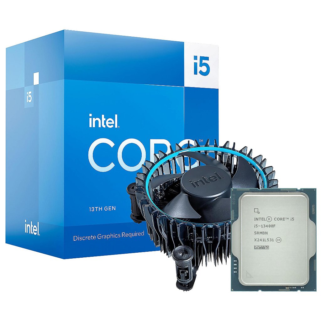 Processador Intel Core i5-13400F 10 Cores 16 Threads 4.6GHz Turbo 20MB Cache LGA 1700 BX8071513400F - Imagem 2