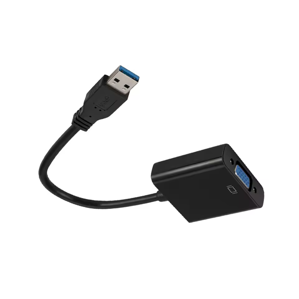 Adaptador Conversor de Vídeo Knup KP-AD006 USB 3.0 para VGA Fêmea Full HD 1080p - Imagem 2