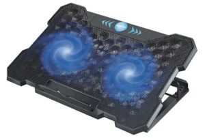 Base para Notebook Oberon OR-SP253 com 2 Coolers e Regulagem de Altura para Telas de 12 a 17 polegadas