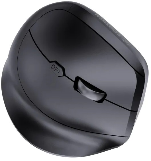 Mouse Ergonômico Vertical Sem Fio Fortrek MERG15 USB Preto - Imagem 3