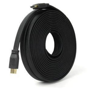 Cabo HDMI 1.4 Knup KP-YP51000 20 Metros Achatado Full HD 1080p Conectores Banhados a Ouro