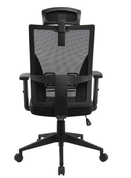 Cadeira Ergonômica Fortrek Ergo Shield Premium Preta Tela Mesh, Ajuste 2D, Reclinável, Pistão Classe 3, Suporta 120kg - Imagem 2