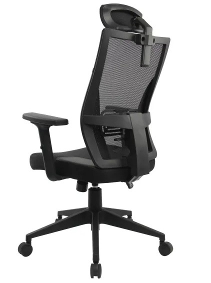 Cadeira Ergonômica Fortrek Ergo Shield Premium Preta Tela Mesh, Ajuste 2D, Reclinável, Pistão Classe 3, Suporta 120kg - Imagem 4