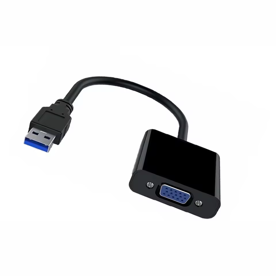 Adaptador Conversor de Vídeo Knup KP-AD006 USB 3.0 para VGA Fêmea Full HD 1080p - Imagem 3