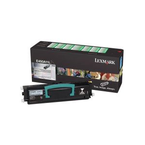 Toner Lexmark E450A11L Original Preto para Impressoras E450 E450N E450DN Rendimento 6.000 Páginas